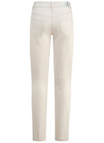 Jeans met push-up-effect BEIGE