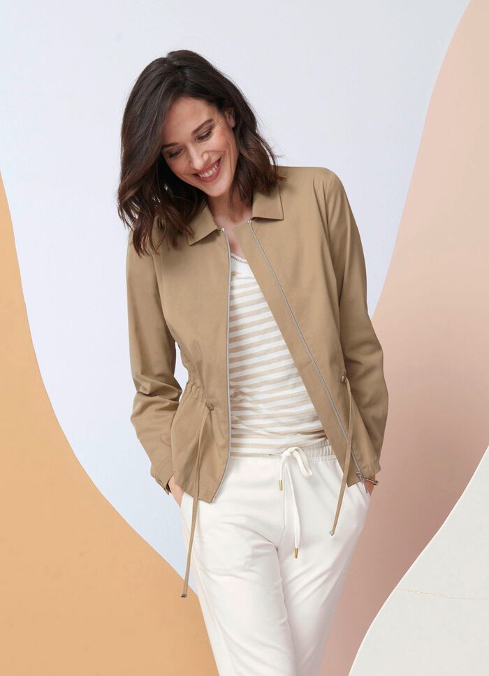 Blazer met omslagkraag 