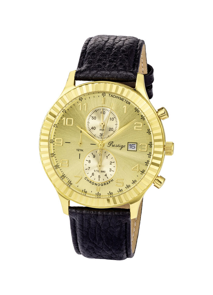 Sportieve quartz chronograaf van het merk Prestige 