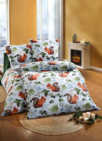 Flanel beddengoedset MEERKLEURIG