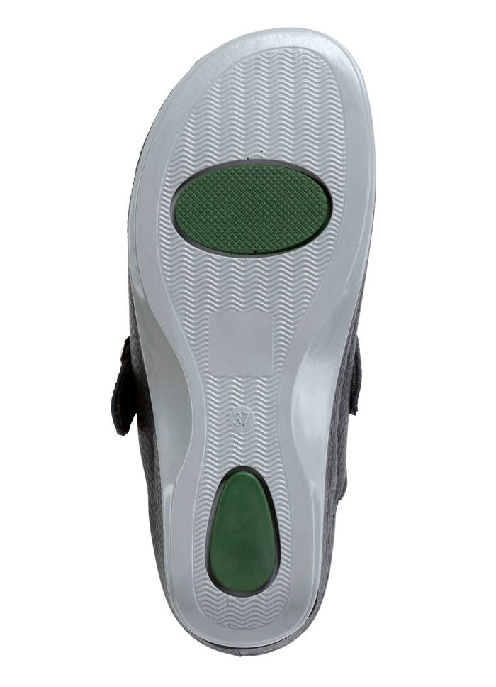 Mubb, klassieke damesklompen, Wete H, met uitneembaar voetbed SCHWARZ