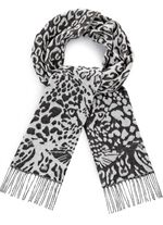 Sjaal met roofdierbontmotief 