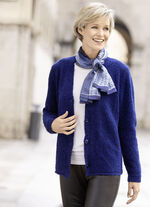 Cardigan in fluffy bouclé kwaliteit 