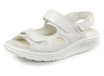 Waldläufer, comfortabele damessandalen, breedte H, met uitneembaar voetbed NATUURWIT