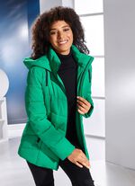 Jas met ritssluiting OPAALGROEN