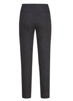Broek met zakken met ritssluiting ANTHRAZIT MELIERT