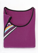 Set van twee nachthemden, korter gesneden, gemaakt van katoen 