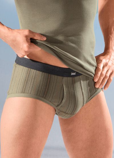 Set van vier slips met zachte tailleband 