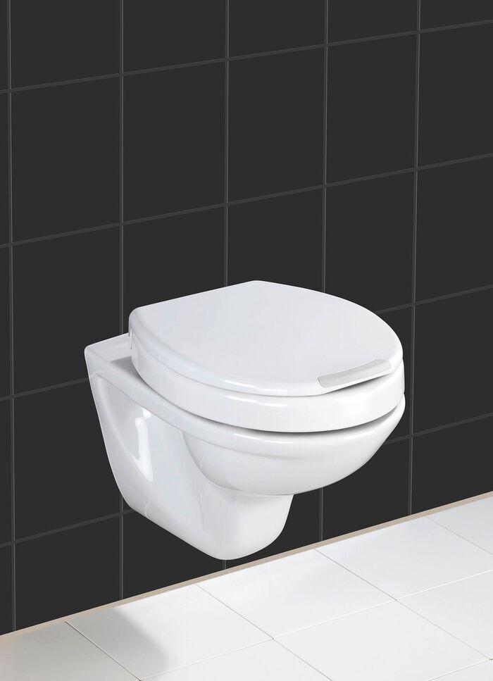 Toiletzitting met verhoogde zitting 