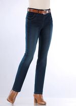 Jeans met verfijnde zakken 