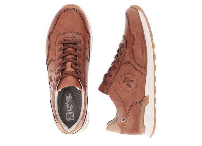 Nappaleren sneakers COGNAC