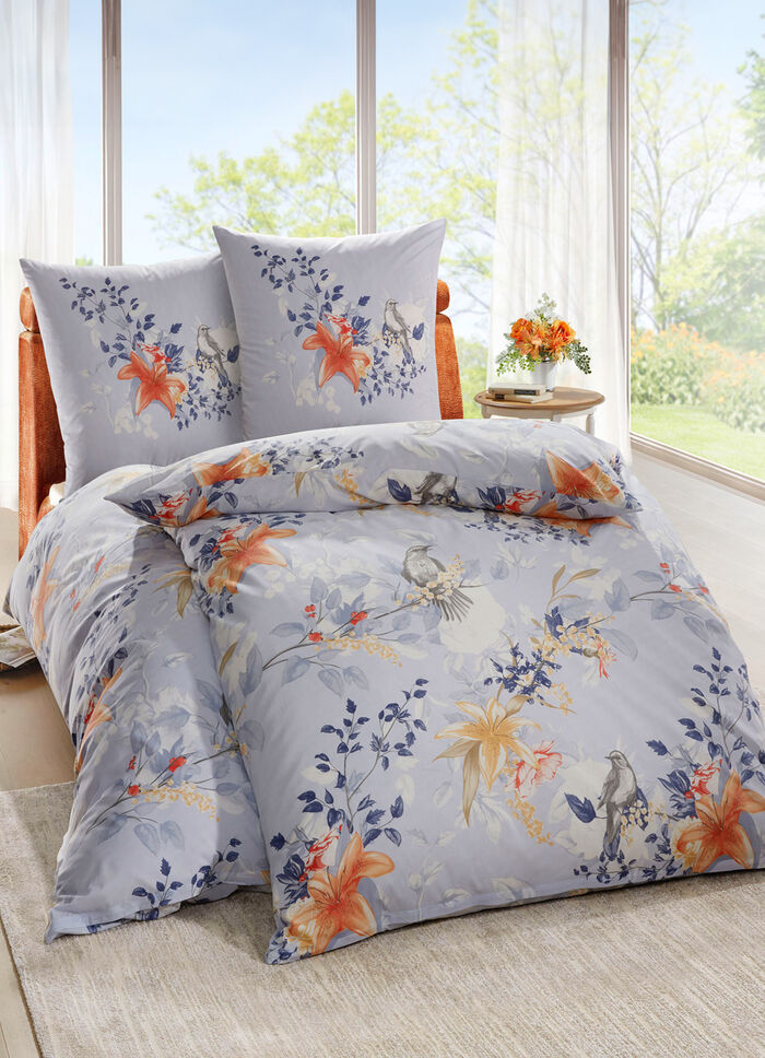 Renforcé beddengoedset van Dobnig BLAU
