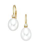 Oorbellen met gekweekte zoetwaterparels 