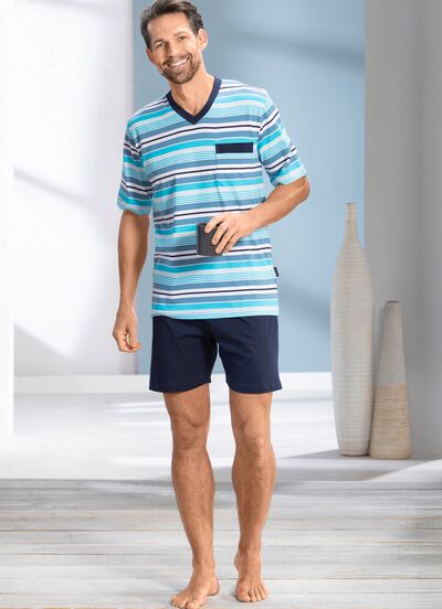 Twee-pack korte broeken met V-hals 