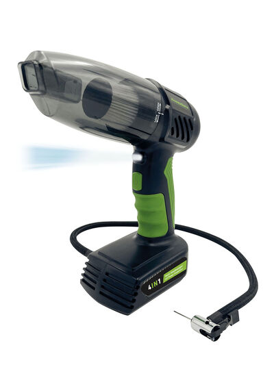 Hammersmith AirStorm 2-in-1: Draadloze stofzuiger en compressor 
