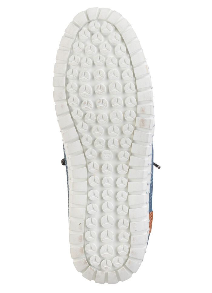 Gemini, zomerse dames veterschoen, breedte G, met uitneembaar voetbed JEANS