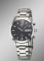 Radiogestuurd herenhorloge op zonne-energie 