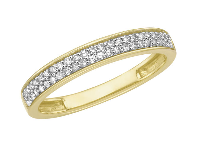 Damesring met 45 diamanten 