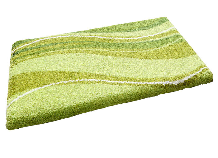 Badkamerset van Grund met antislip latex achterkant GROEN