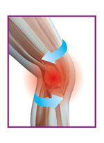 Kniebandage met koperen vezels van &bdquo;VITALmaxx&rdquo; 