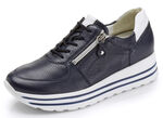 Waldläufer, comfortabele damessneakers, breedte H, met uitneembaar voetbed MARINE