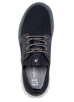 Rieker sneakers met elastische decoratieve vetersluiting DUNKELBLAU