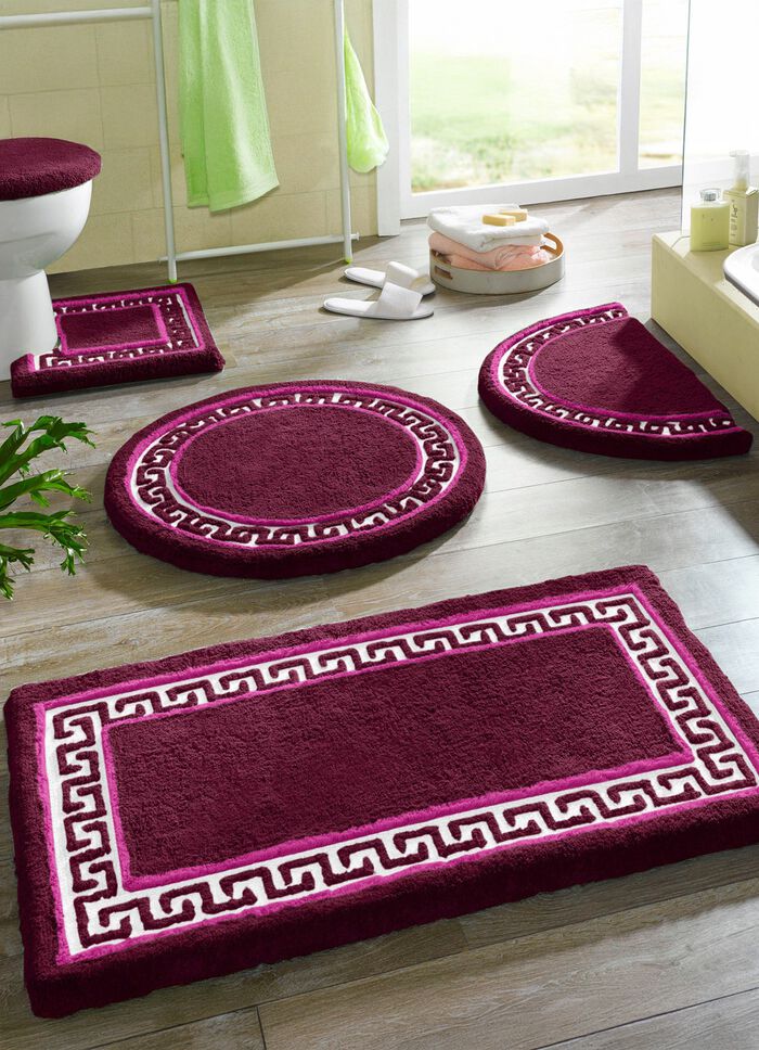 Badkamerset met meanderrand 