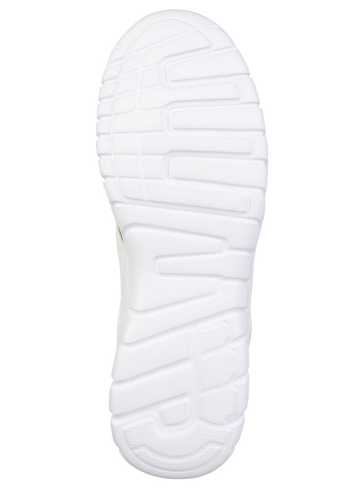 Sportieve damesschoen met uitneembaar voetbed WEISS