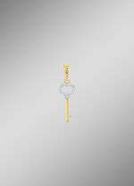 Sleutelhanger met 14 diamanten 