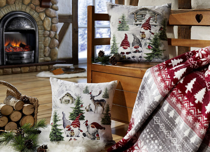 Kussenslopen met kaboutermotieven MULTICOLOR