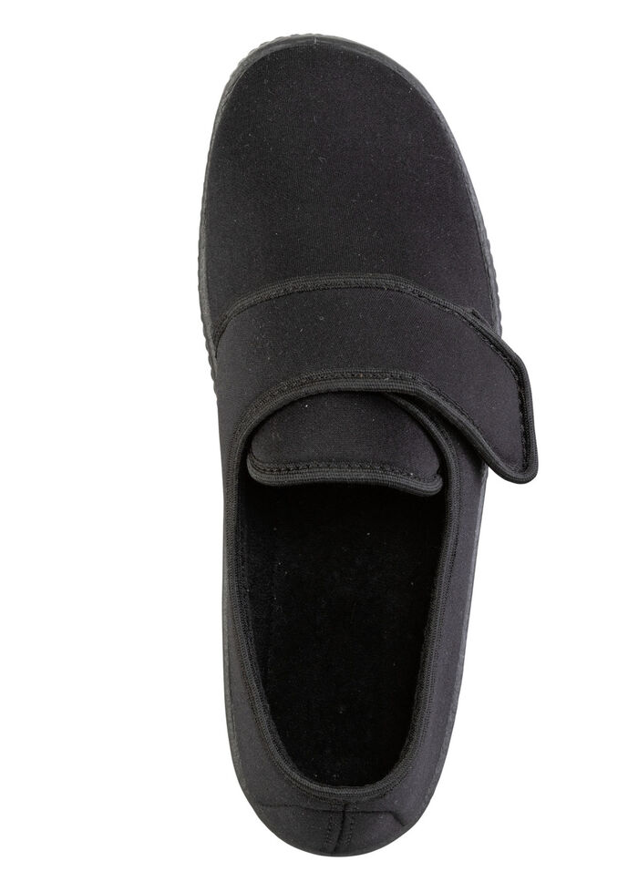 Pantoffels van zacht, elastisch textielmateriaal SCHWARZ
