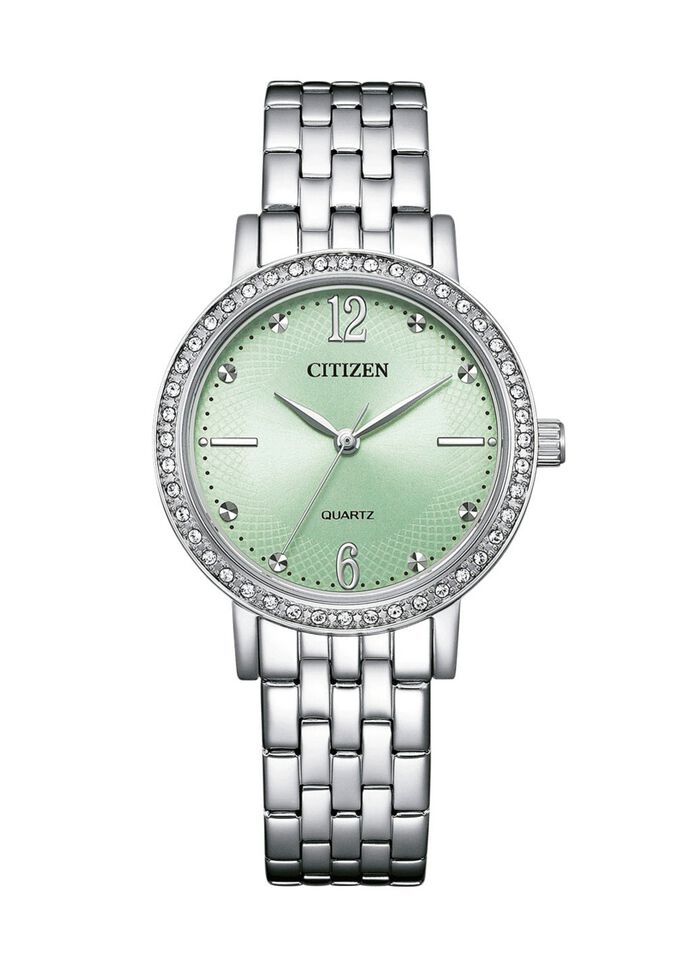 Citizen quartz dameshorloge met roestvrijstalen bandkast 