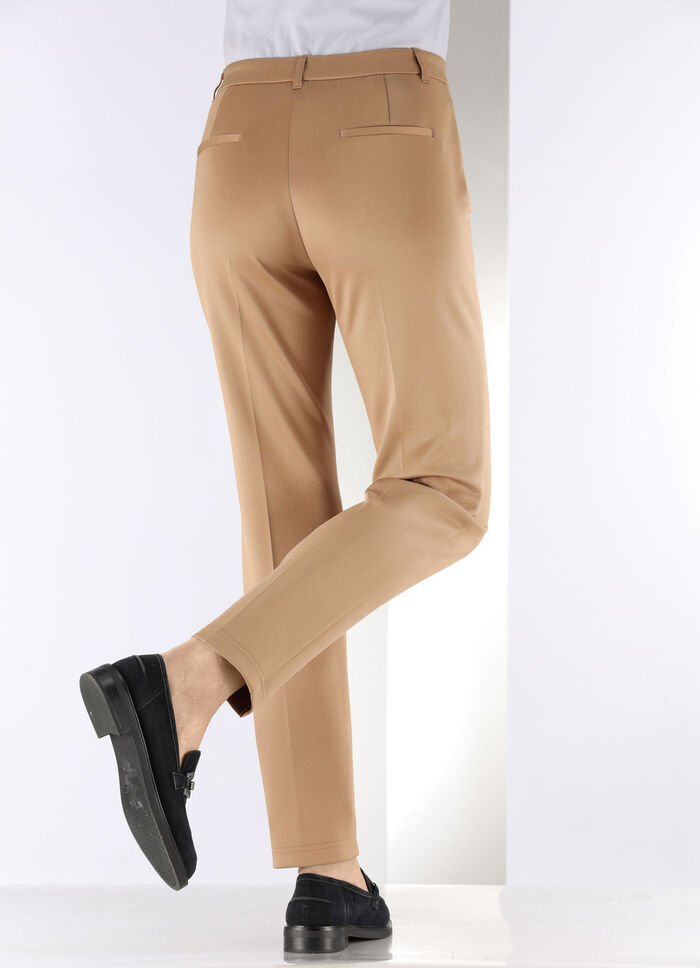 Elegante glinsterende broek CAMEL