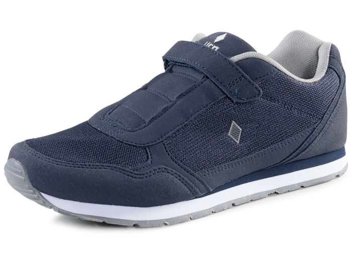 Slippers gemaakt van nubuck en textielmateriaal MARINE