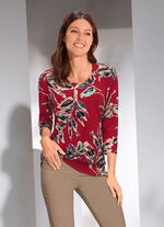 Shirt met schitterende kleurenprint 