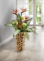 Strelitzia bloemstuk in vaas 