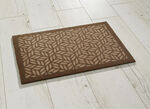 Deurmat met latex achterkant TAUPE