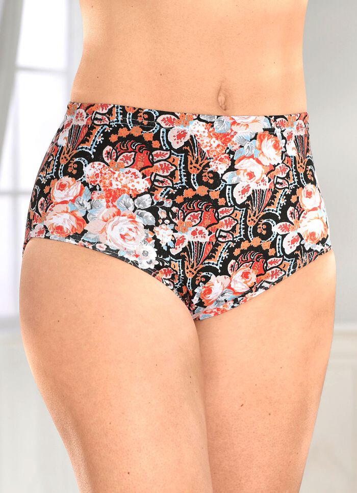 Set van vier slips met elastische band 