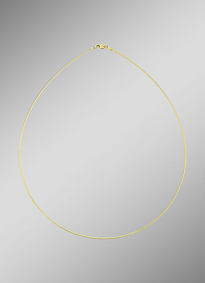 Hoogwaardige Omega choker van 585/- fijn goud 