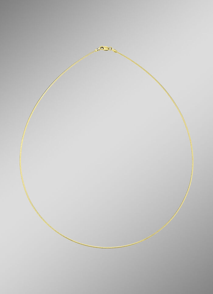Hoogwaardige Omega choker van 585/- fijn goud 