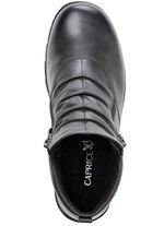 ELENA EDEN, gevoerde dameslaarzen, winterschoenen, breedte H, met rits GRIJS