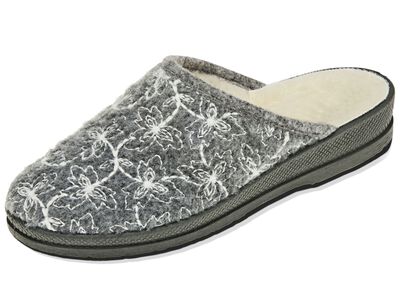 Textielpantoffels met prachtig borduursel 