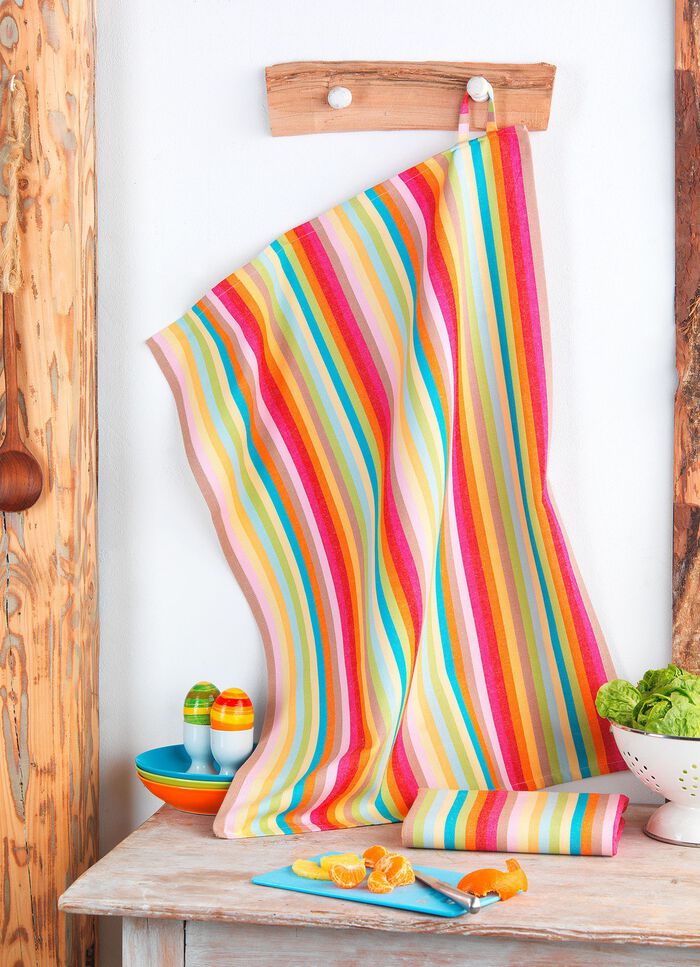 Kleurrijke theedoeken, set van 2 