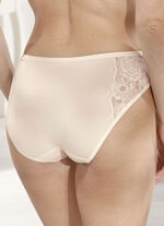 Speidelslip met delicate elastische kant ECRU