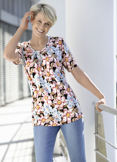 Overhemd met lusknoopsluiting 