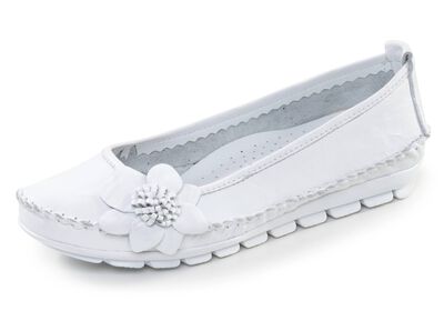 Gemini, chique damesballerina's, breedte G, met uitneembaar voetbed 