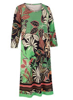 Knielange Laurina nachtjapon van puur katoen 