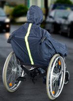 Regencape voor rolstoel 