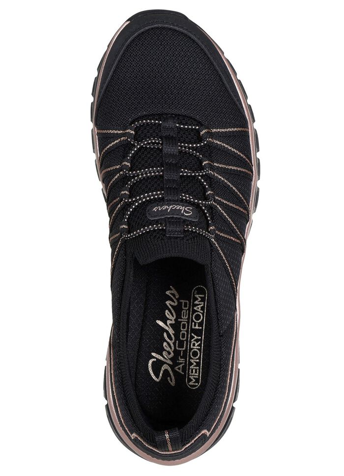 SKECHERS, trendy damespantoffels, gemaakt van gebreid meshmateriaal 