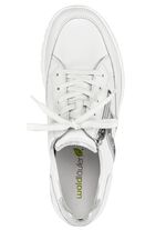 Waldl&auml;ufer veterschoen gemaakt van een interessante materiaalmix 